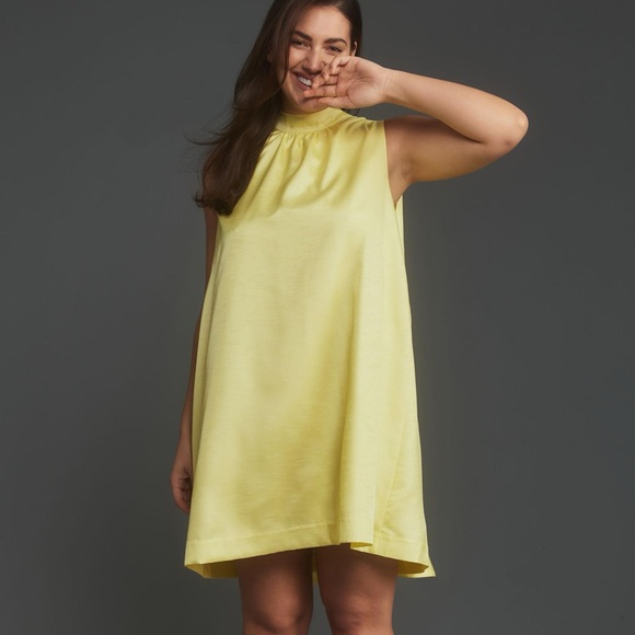 NWT Anthropologie Sunday in Brooklyn Bow Mini Shift Dress Plus Size 1x - Picture 4 of 10